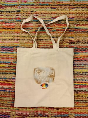 Rainbow Sheep Tote Bag